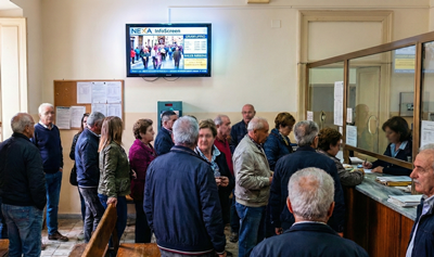 Nexa InfoScreen Digital Signage in Farmacia
