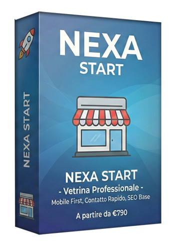 Nexa Start - sito web professionale chiavi in mano