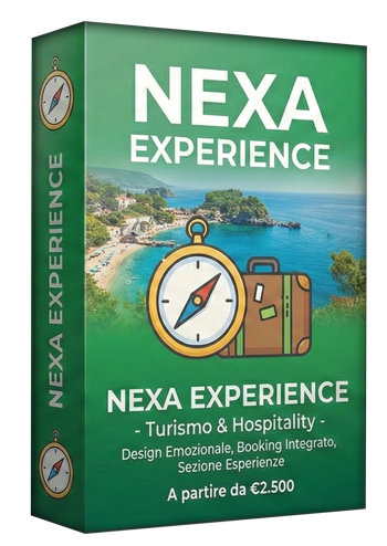 Nexa Experience - realizzazione sito web per hotel, B&B e agriturismi con booking online