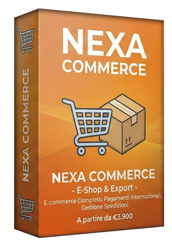 Nexa Commerce - realizzazione e-commerce professionale per aziende e produttori