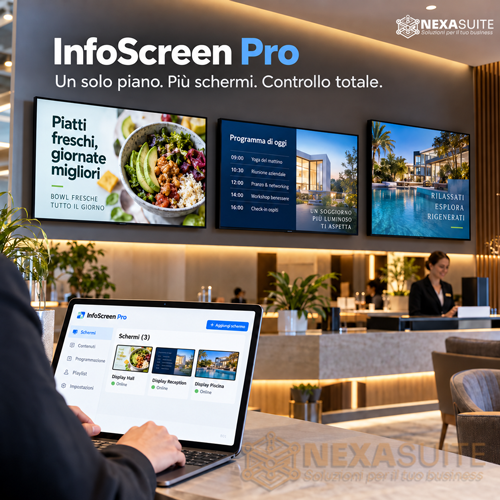 Info Screen Professionale